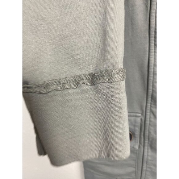 Acacia Embroidered Olive Green Womens Jacket size Small Gray Button Up Boho Arts - Picture 10 of 14